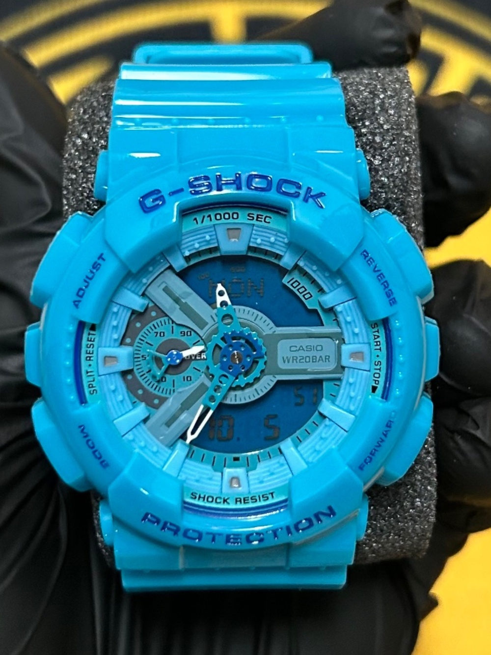 💙 CUSTOM SKY BLUE WATCH – READY TO WEAR 💙